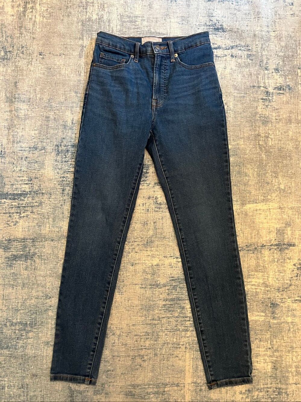 Everlane Dark Blue Authentic Stretch High Rise Skinny Size 26 Regular